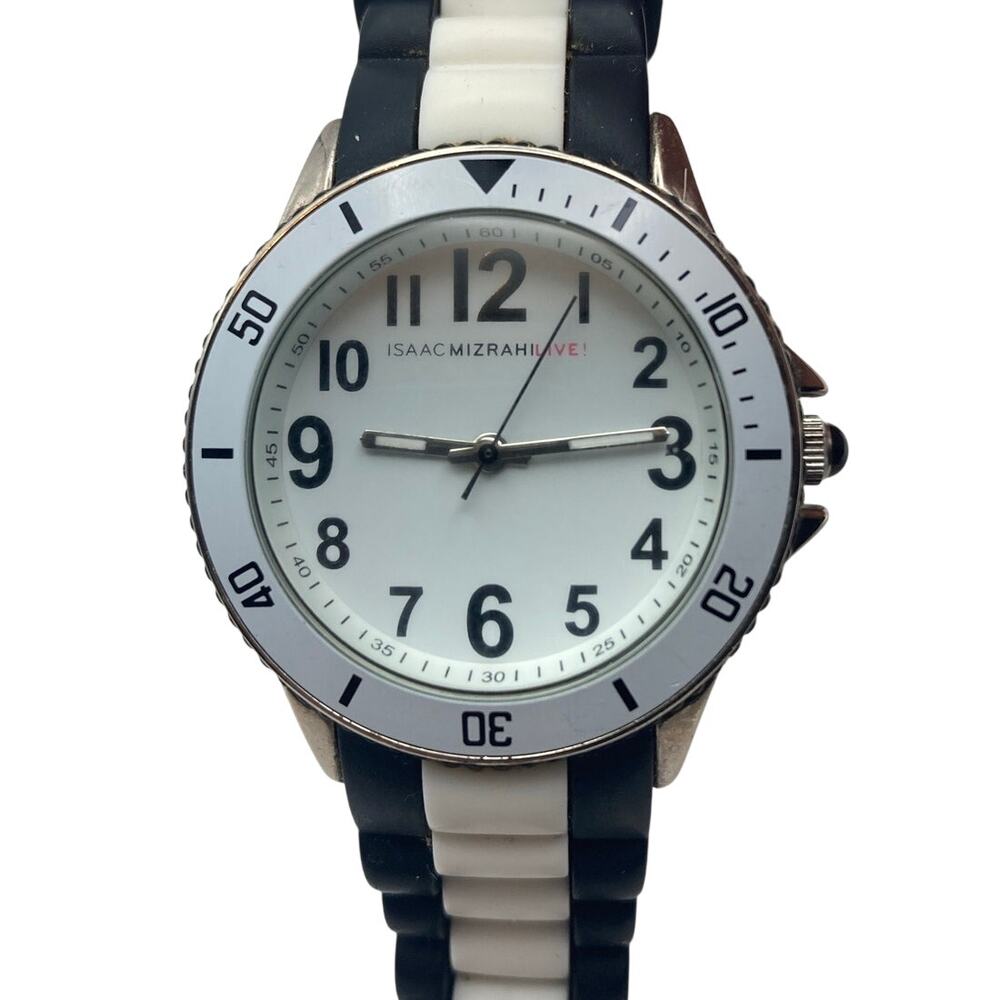 Issac Mizrahi Live Unisex Watch 38mm - Fresh Battery - Adjustable Band